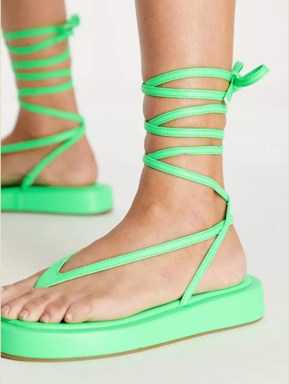 BRAND NEW PUBLIC DESING LACE -UP PLATFORM WOMEN'S SANDAL